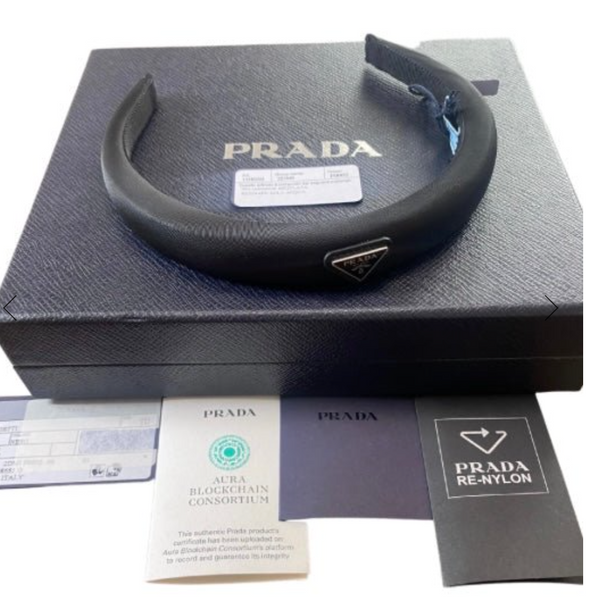 PRADA カチューシャ ナイロン