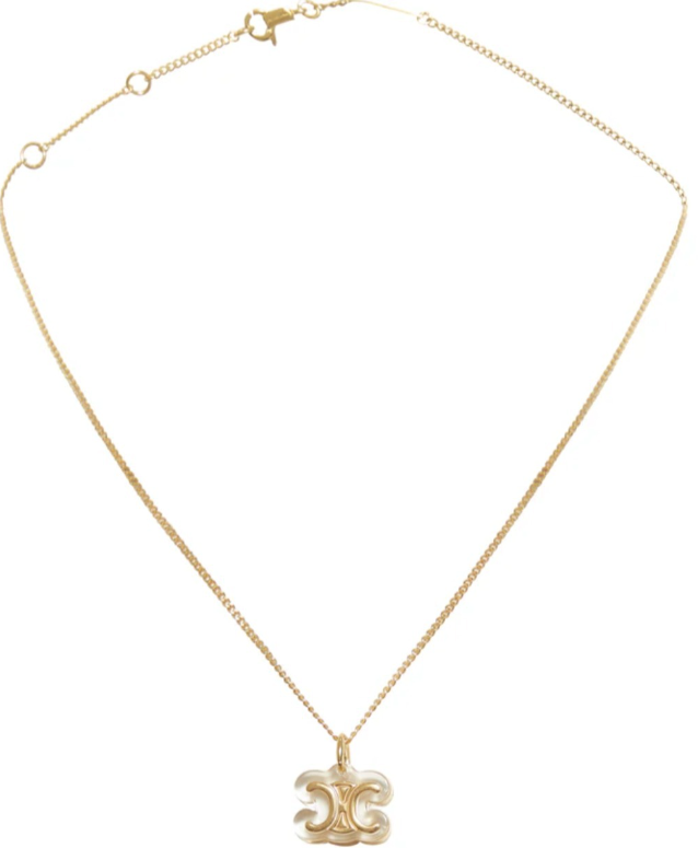 CELINE ネックレス トリオンフ グラソン ネックレス ゴールド CELINE ネックレス トリオンフ グラソン ネックレス ゴールド