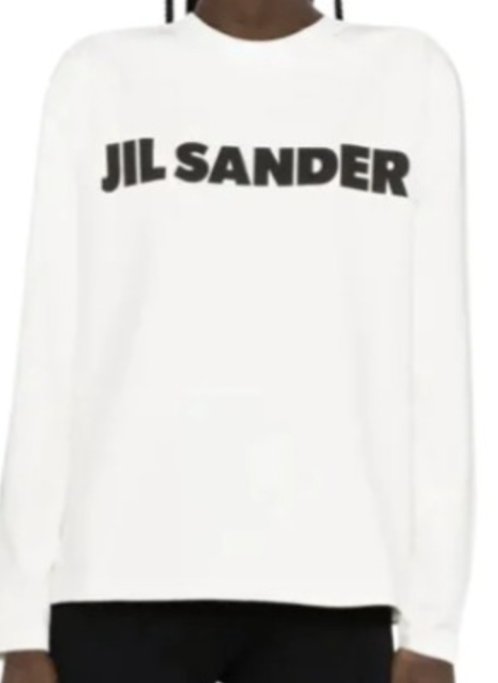 JILSANDER   　ロゴ　ロングTシャツ 　コットン