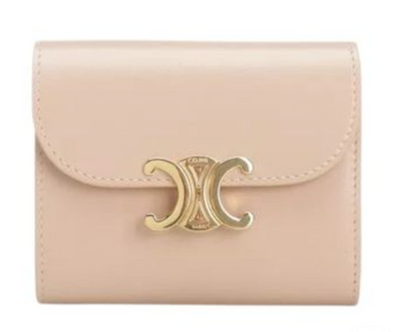 CELINE　スモールウォレット トリオンフ / シャイニーカーフスキン