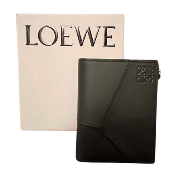 LOEWE　アナグラム パズル コンパクトウォレット ダークグレー