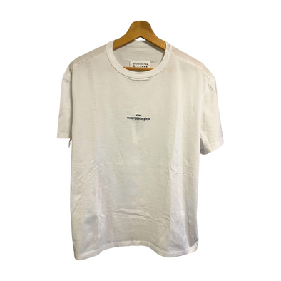 MAISON MARGIELA　Tシャツ ロゴ ホワイト