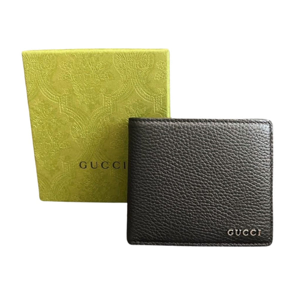 GUCCI 　二つ折り財布　ロゴ