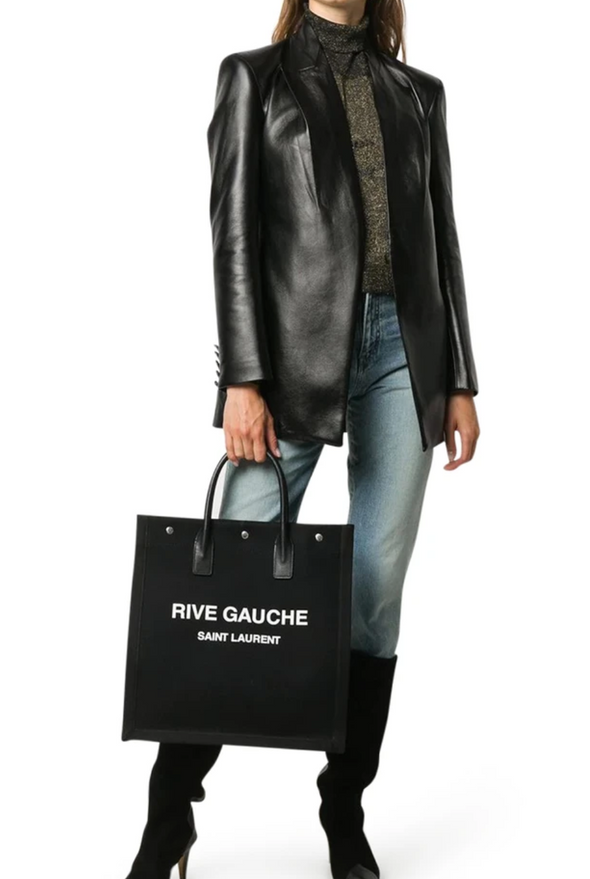 SAINTLAURENT RIVEGAUCHEキャンバストートバッグ