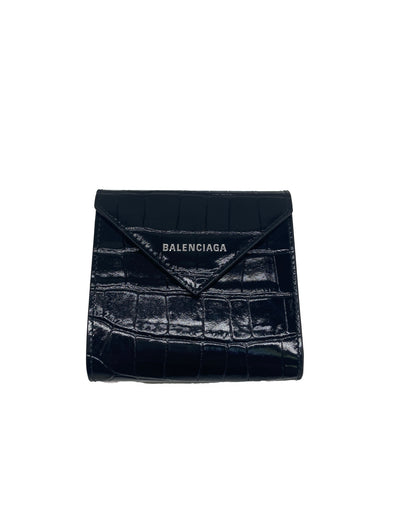 BALENCIAGA クロコ型 折財布
